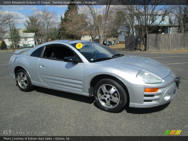 Sterling Silver Metallic / Midnight 2003 Mitsubishi Eclipse GS Coupe