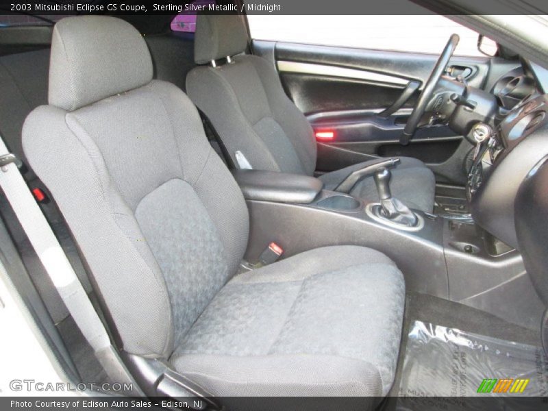 Sterling Silver Metallic / Midnight 2003 Mitsubishi Eclipse GS Coupe