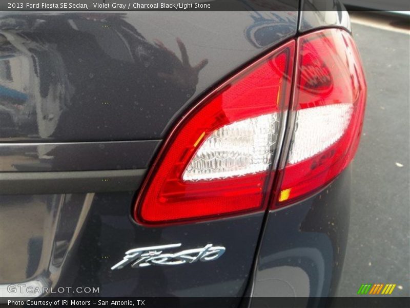 Violet Gray / Charcoal Black/Light Stone 2013 Ford Fiesta SE Sedan