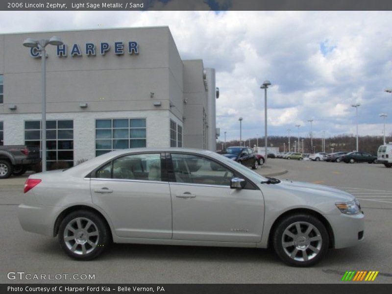 Light Sage Metallic / Sand 2006 Lincoln Zephyr