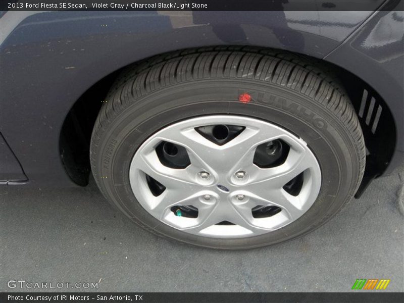 Violet Gray / Charcoal Black/Light Stone 2013 Ford Fiesta SE Sedan