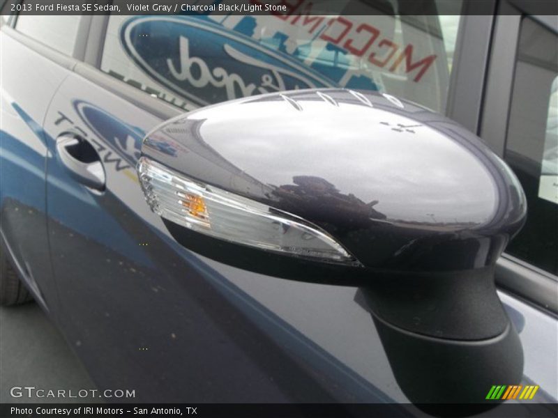 Violet Gray / Charcoal Black/Light Stone 2013 Ford Fiesta SE Sedan