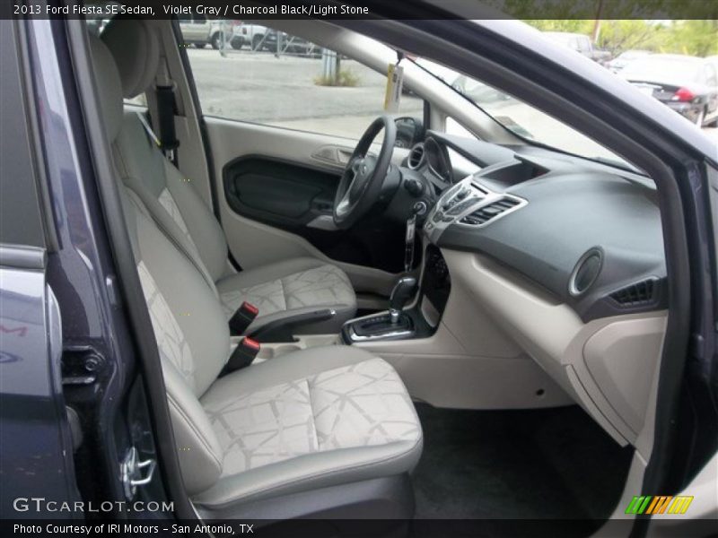 Violet Gray / Charcoal Black/Light Stone 2013 Ford Fiesta SE Sedan