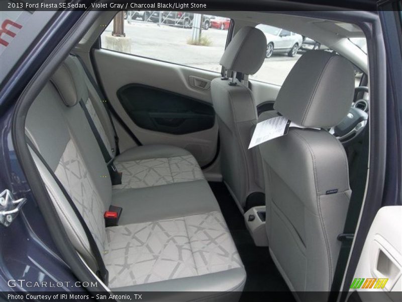 Violet Gray / Charcoal Black/Light Stone 2013 Ford Fiesta SE Sedan