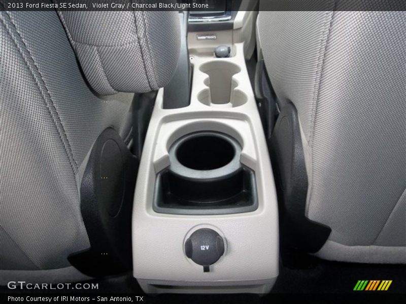 Violet Gray / Charcoal Black/Light Stone 2013 Ford Fiesta SE Sedan