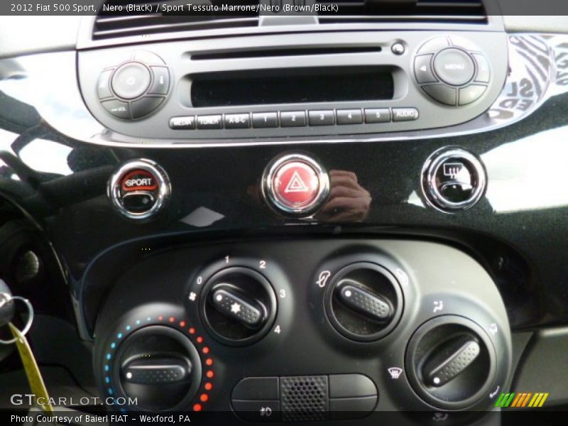 Controls of 2012 500 Sport