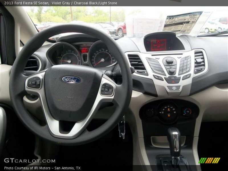 Violet Gray / Charcoal Black/Light Stone 2013 Ford Fiesta SE Sedan