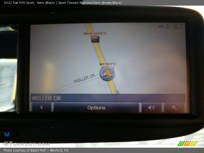 Navigation of 2012 500 Sport