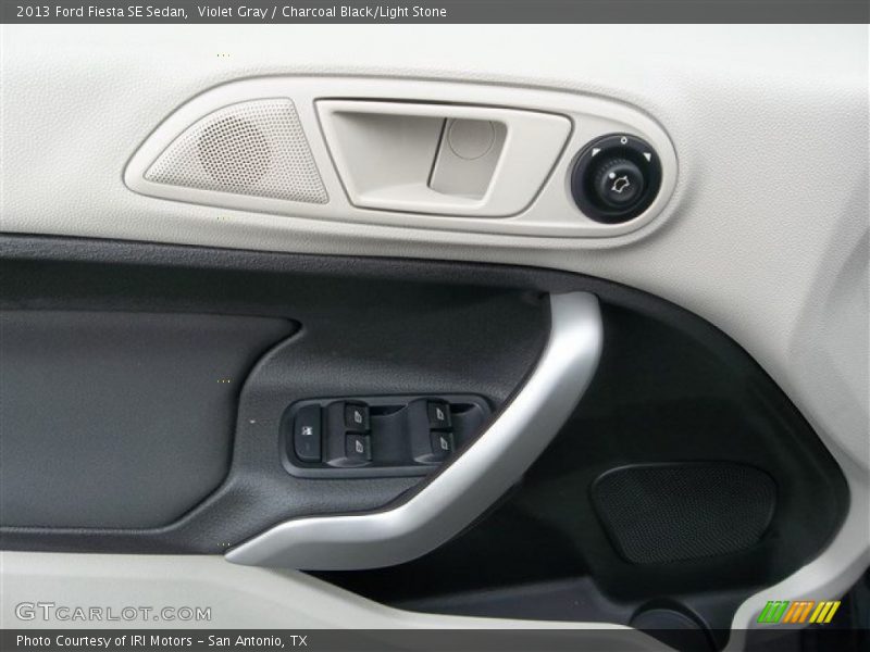 Violet Gray / Charcoal Black/Light Stone 2013 Ford Fiesta SE Sedan