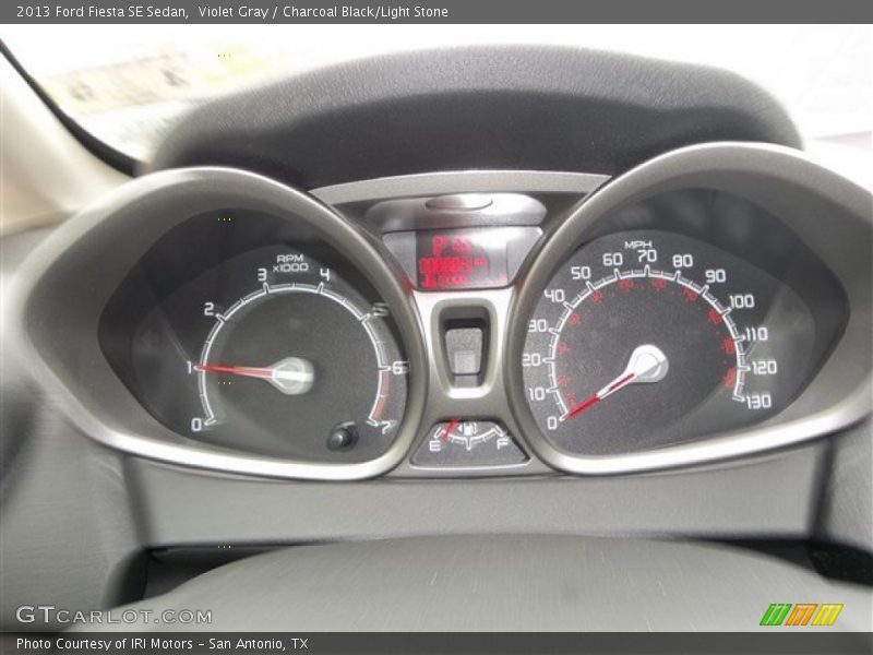Violet Gray / Charcoal Black/Light Stone 2013 Ford Fiesta SE Sedan