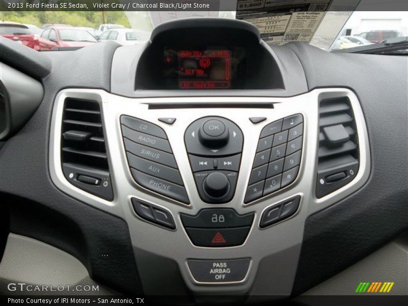 Violet Gray / Charcoal Black/Light Stone 2013 Ford Fiesta SE Sedan