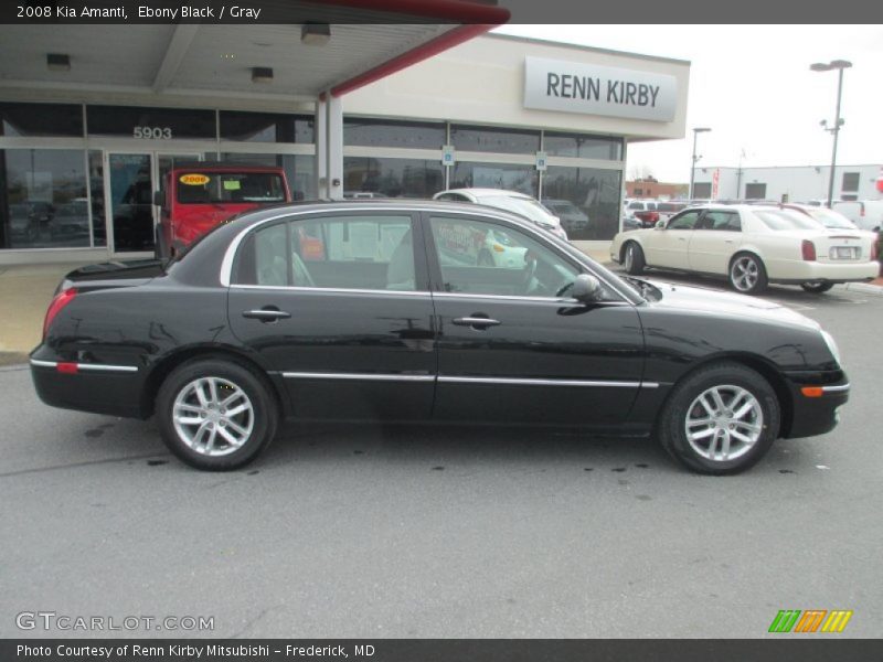 Ebony Black / Gray 2008 Kia Amanti