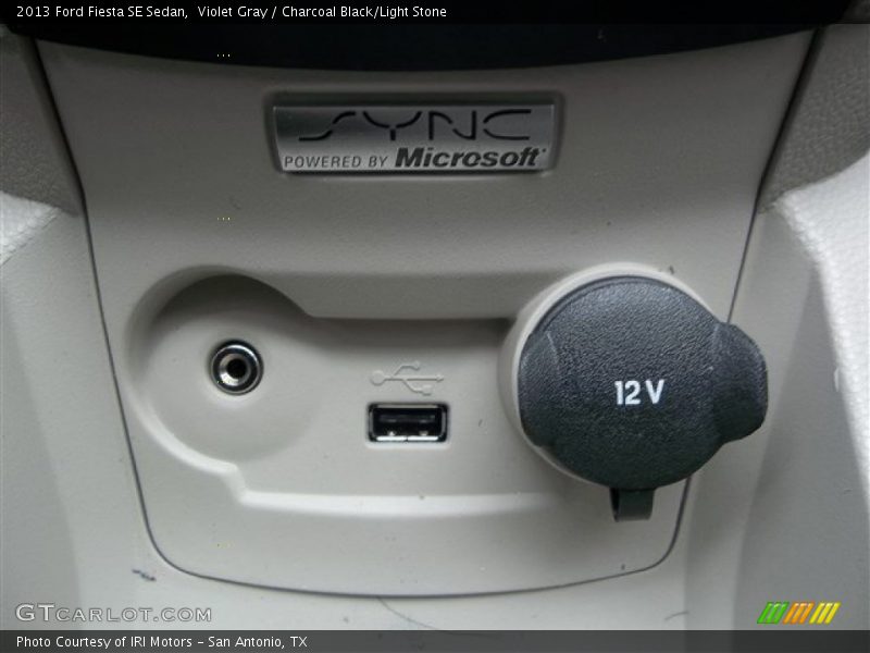 Violet Gray / Charcoal Black/Light Stone 2013 Ford Fiesta SE Sedan
