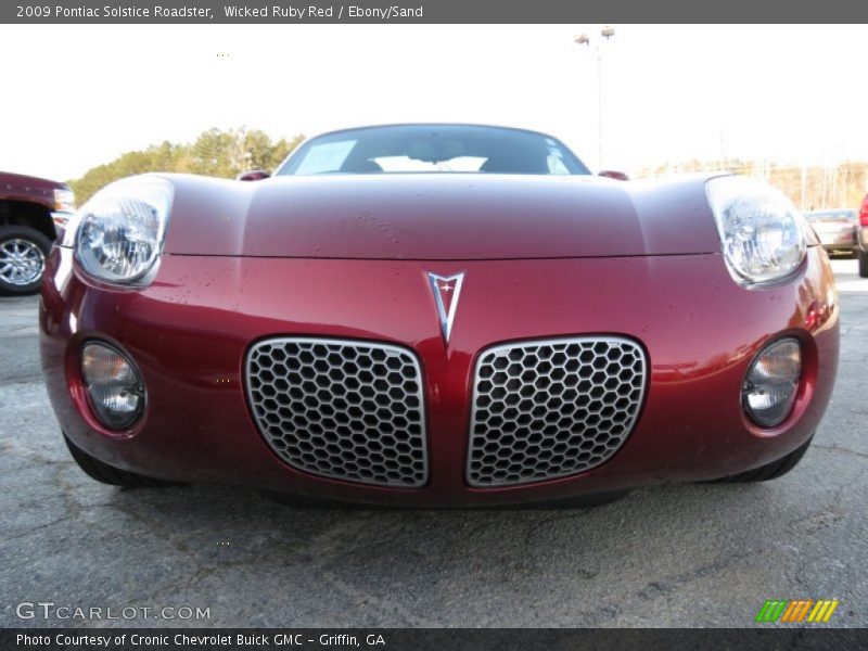  2009 Solstice Roadster Wicked Ruby Red