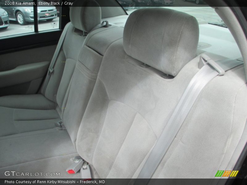 Ebony Black / Gray 2008 Kia Amanti