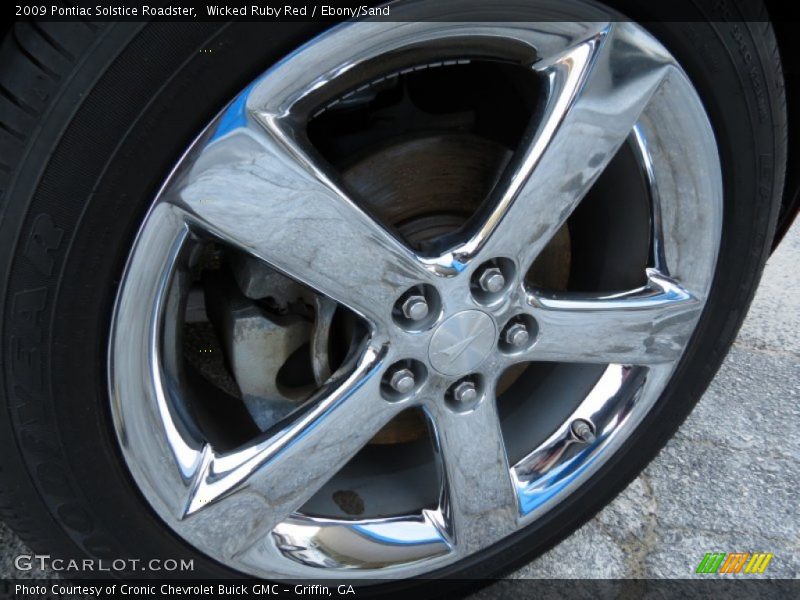 Wicked Ruby Red / Ebony/Sand 2009 Pontiac Solstice Roadster