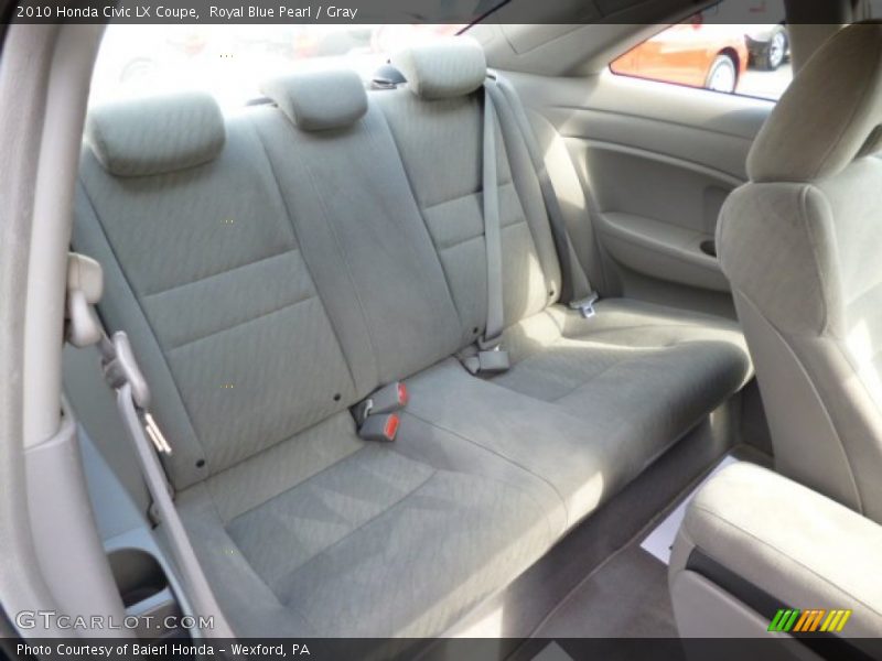 Rear Seat of 2010 Civic LX Coupe