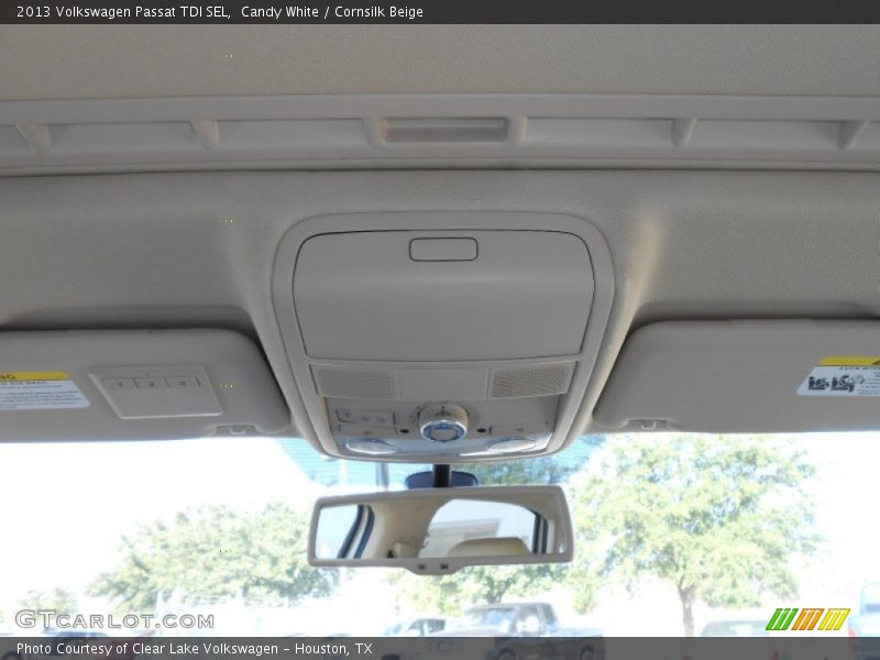 Candy White / Cornsilk Beige 2013 Volkswagen Passat TDI SEL