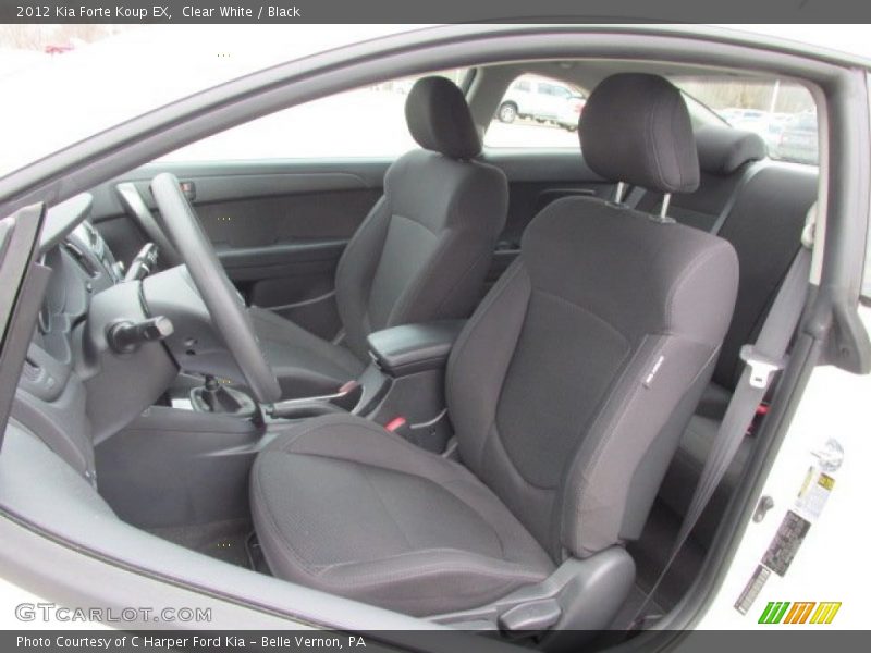 Front Seat of 2012 Forte Koup EX