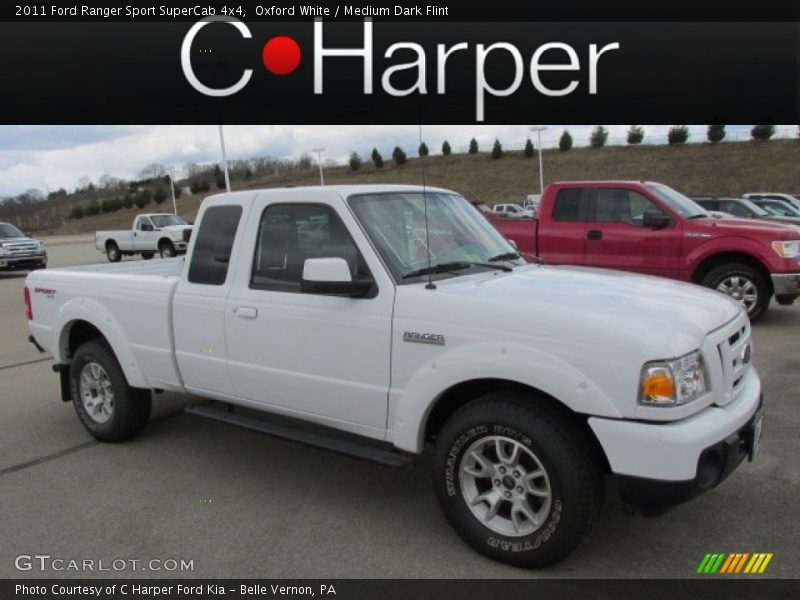Oxford White / Medium Dark Flint 2011 Ford Ranger Sport SuperCab 4x4