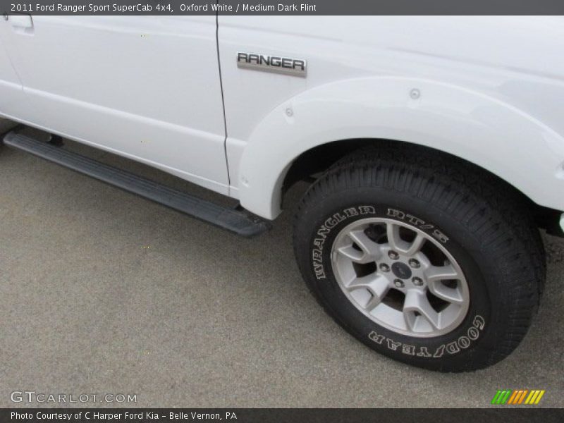 Oxford White / Medium Dark Flint 2011 Ford Ranger Sport SuperCab 4x4
