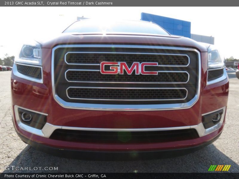 Crystal Red Tintcoat / Dark Cashmere 2013 GMC Acadia SLT