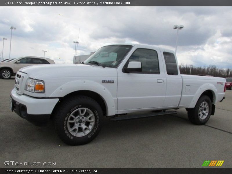 Oxford White / Medium Dark Flint 2011 Ford Ranger Sport SuperCab 4x4