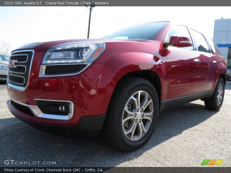 Crystal Red Tintcoat / Dark Cashmere 2013 GMC Acadia SLT
