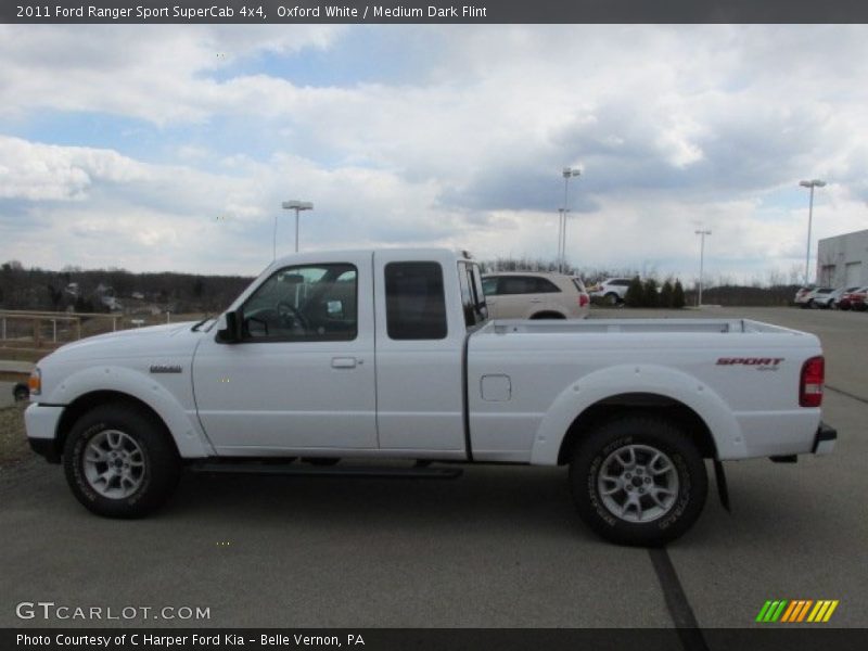 Oxford White / Medium Dark Flint 2011 Ford Ranger Sport SuperCab 4x4