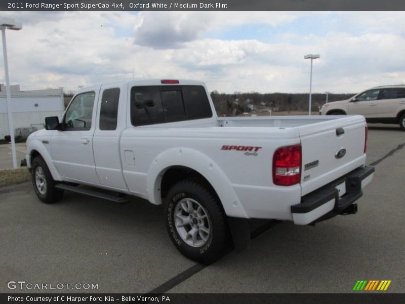 Oxford White / Medium Dark Flint 2011 Ford Ranger Sport SuperCab 4x4
