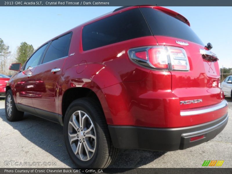 Crystal Red Tintcoat / Dark Cashmere 2013 GMC Acadia SLT
