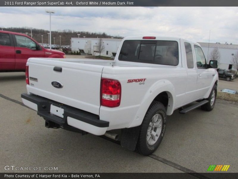 Oxford White / Medium Dark Flint 2011 Ford Ranger Sport SuperCab 4x4