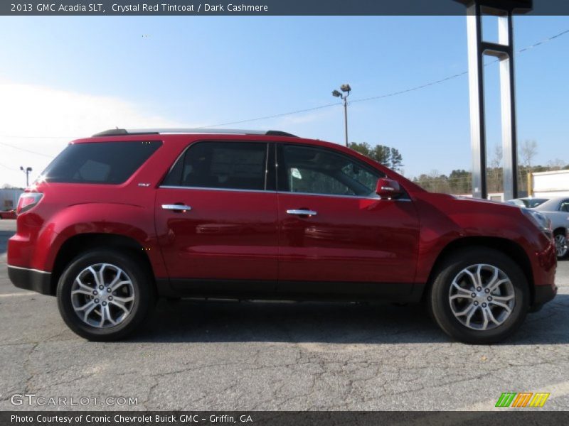 Crystal Red Tintcoat / Dark Cashmere 2013 GMC Acadia SLT