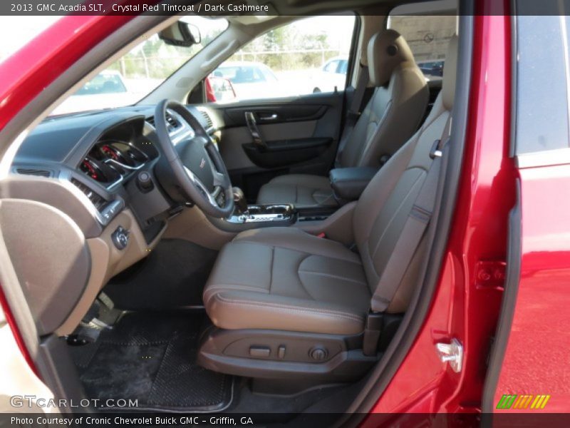 Crystal Red Tintcoat / Dark Cashmere 2013 GMC Acadia SLT