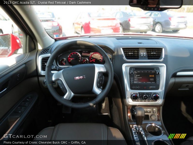 Crystal Red Tintcoat / Dark Cashmere 2013 GMC Acadia SLT