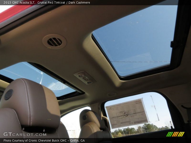 Crystal Red Tintcoat / Dark Cashmere 2013 GMC Acadia SLT