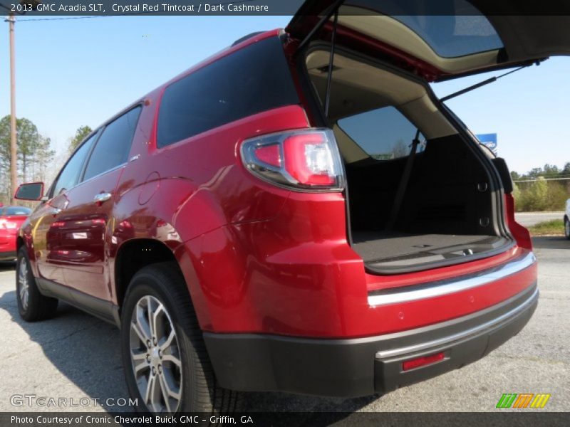 Crystal Red Tintcoat / Dark Cashmere 2013 GMC Acadia SLT