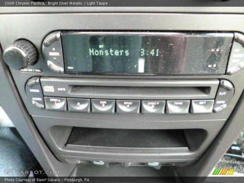 Controls of 2006 Pacifica 