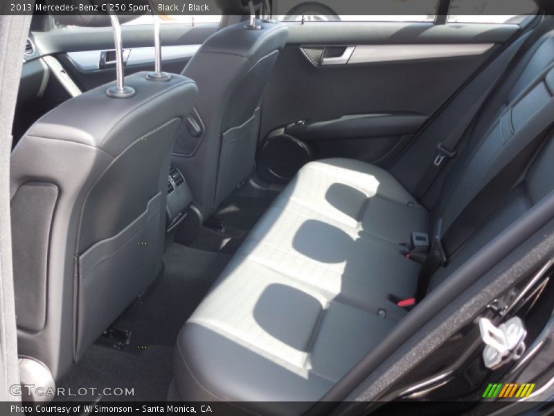 Black / Black 2013 Mercedes-Benz C 250 Sport