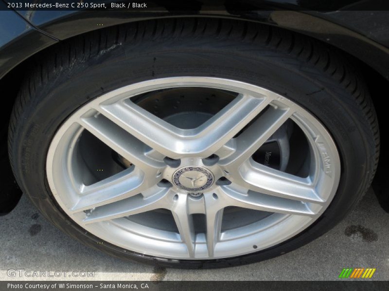 Black / Black 2013 Mercedes-Benz C 250 Sport
