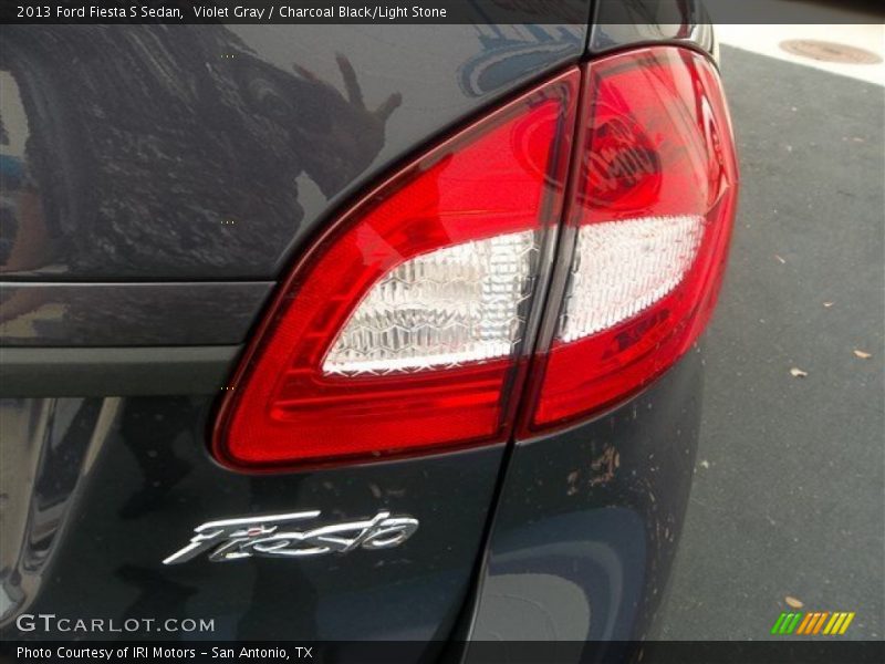 Violet Gray / Charcoal Black/Light Stone 2013 Ford Fiesta S Sedan