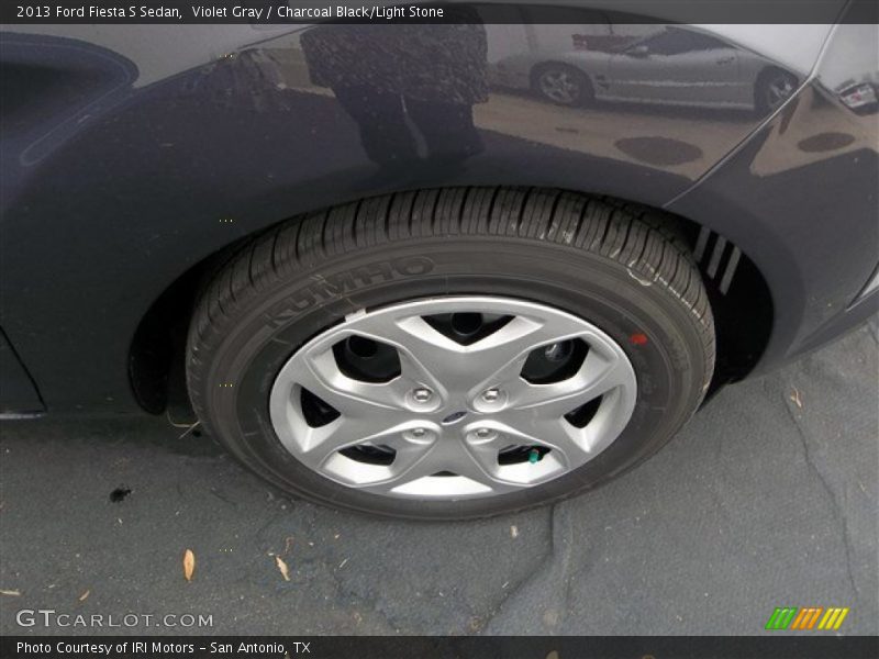 Violet Gray / Charcoal Black/Light Stone 2013 Ford Fiesta S Sedan