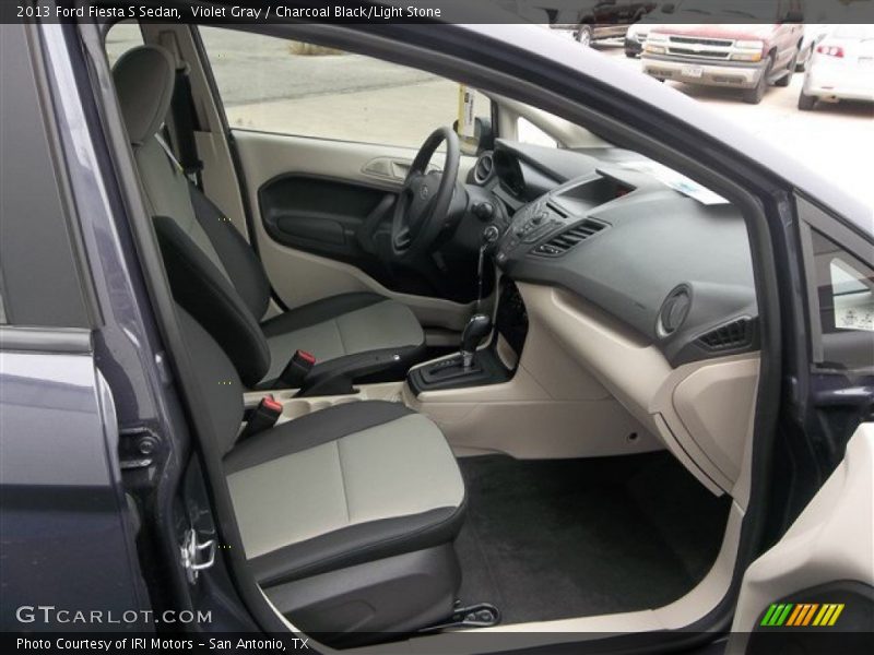 Violet Gray / Charcoal Black/Light Stone 2013 Ford Fiesta S Sedan