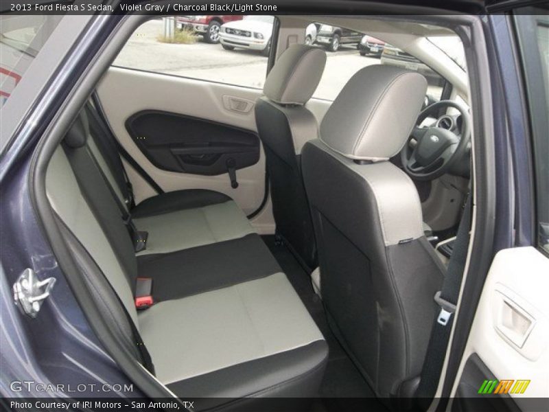 Violet Gray / Charcoal Black/Light Stone 2013 Ford Fiesta S Sedan
