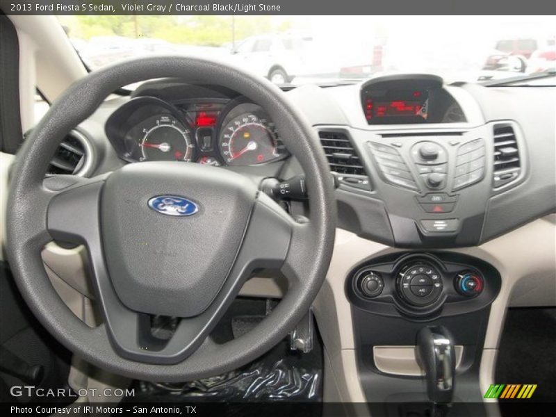 Violet Gray / Charcoal Black/Light Stone 2013 Ford Fiesta S Sedan