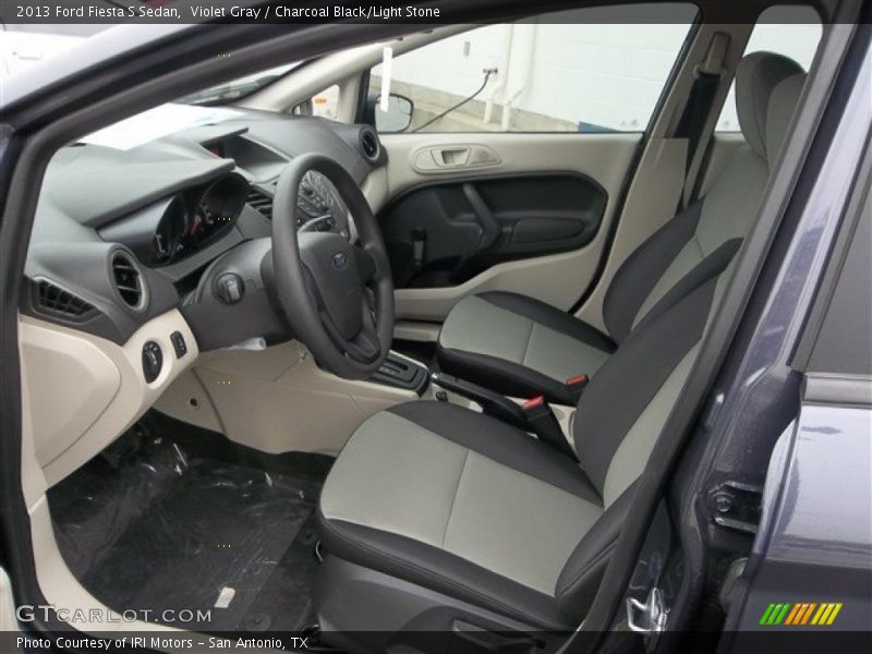 Violet Gray / Charcoal Black/Light Stone 2013 Ford Fiesta S Sedan