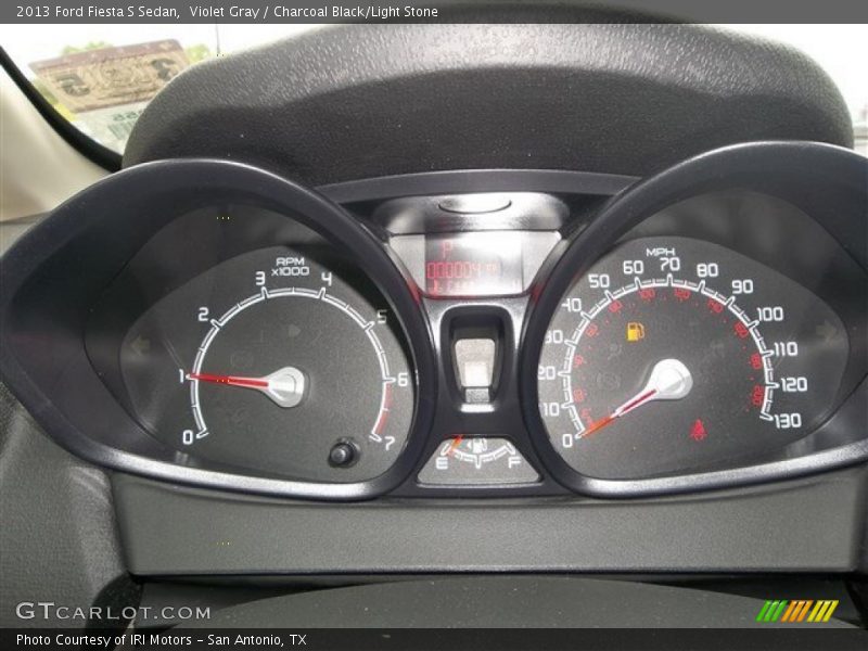 Violet Gray / Charcoal Black/Light Stone 2013 Ford Fiesta S Sedan