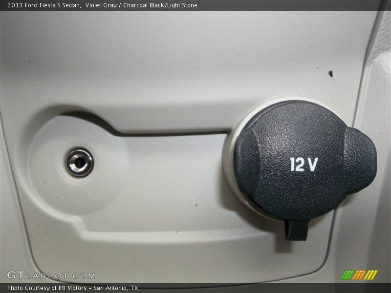 Violet Gray / Charcoal Black/Light Stone 2013 Ford Fiesta S Sedan