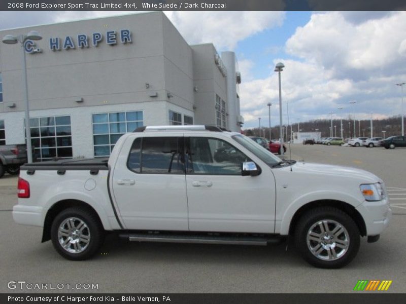 White Suede / Dark Charcoal 2008 Ford Explorer Sport Trac Limited 4x4