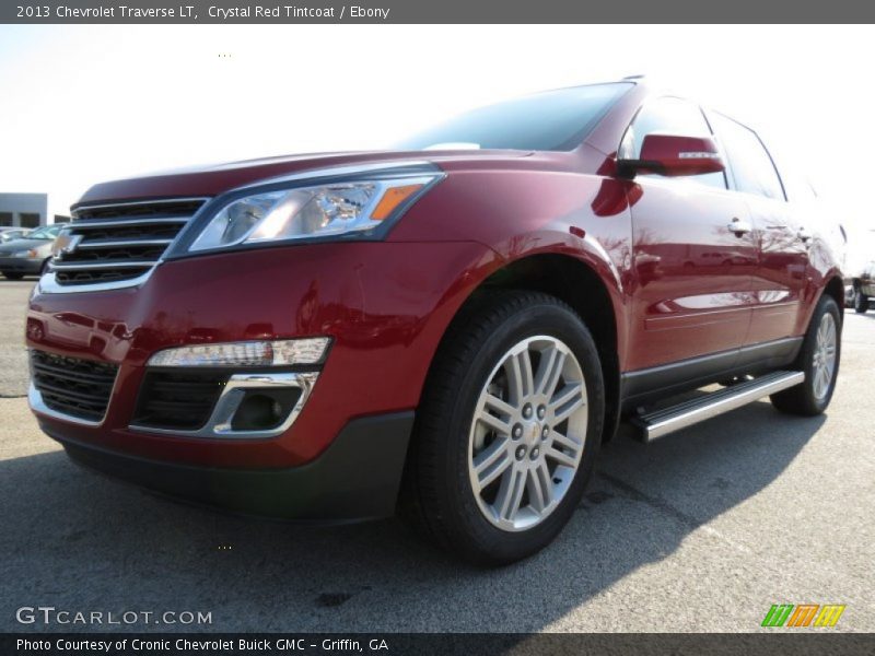 Crystal Red Tintcoat / Ebony 2013 Chevrolet Traverse LT